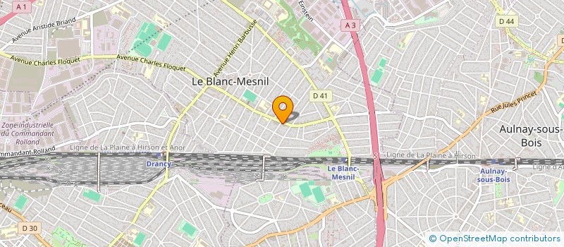 localisation de l'entreprise MONSIEUR MAHOMEDALLY BURAHEE à LE BLANC-MESNIL
