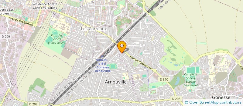 localisation de l'entreprise MONSIEUR MAHOMET DOUCOURE à ARNOUVILLE