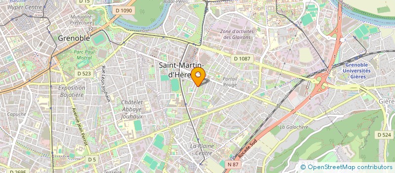 localisation de l'entreprise MONSIEUR MAHOULIDA ABOU  SAINT-MARTIN-D'HERES