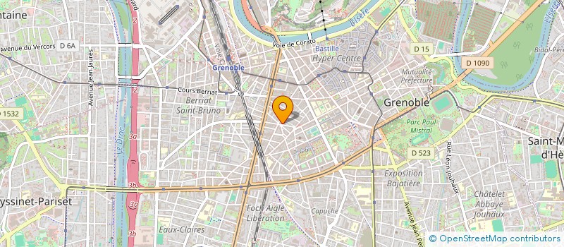 localisation de l'entreprise MONSIEUR MAHOUSSI AHOUANSOU  GRENOBLE