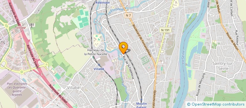 localisation de l'entreprise MONSIEUR MAHRAN HORRIGUE à CORBEIL-ESSONNES