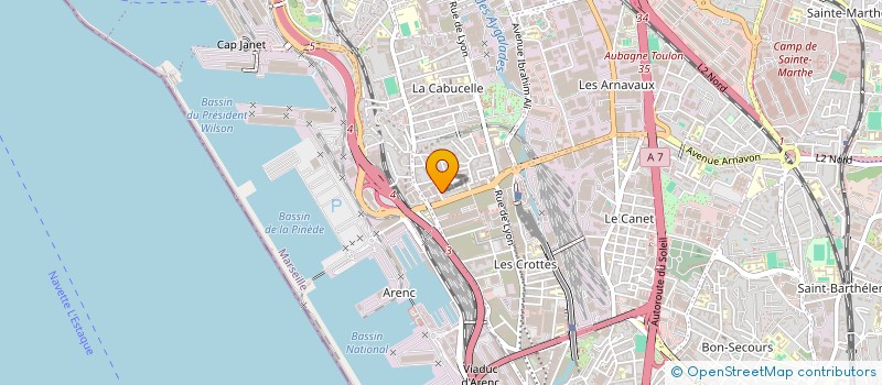 localisation de l'entreprise MONSIEUR MAHRANE HEDHIRI à MARSEILLE