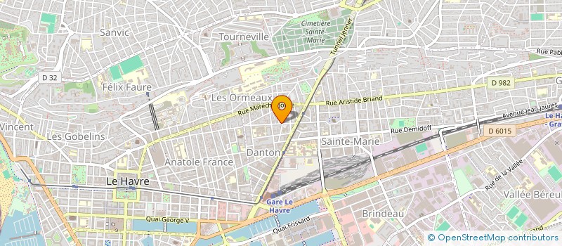 localisation de l'entreprise MONSIEUR MAHREZ BOUSSA à LE HAVRE