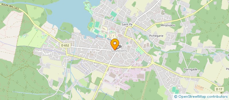 localisation de l'entreprise MONSIEUR MAHREZ MERZOUGUI BELHADDAD  SOUSTONS