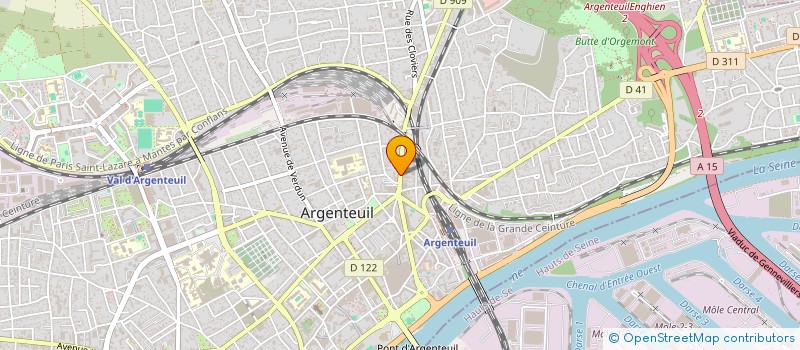 localisation de l'entreprise MONSIEUR MAHREZ SLIMANI  ARGENTEUIL