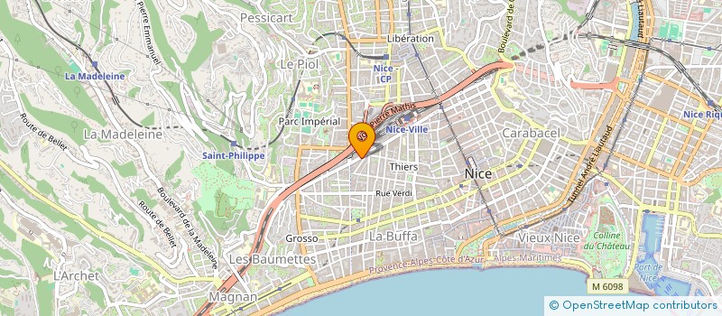 localisation de l'entreprise MONSIEUR MAHSHID HONAVAR à NICE