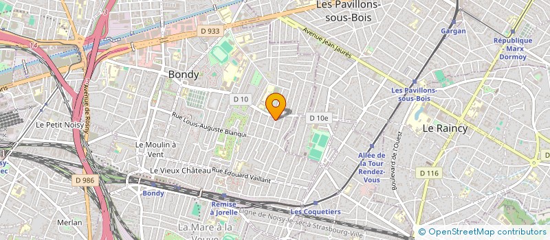 localisation de l'entreprise MONSIEUR MAHSUN TUZUN  BONDY