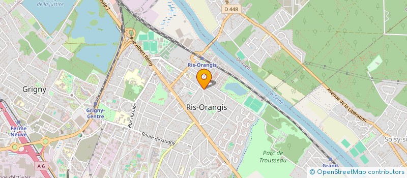 localisation de l'entreprise MONSIEUR MAHUTON ARMEL JOSIAS VLAVONOU à RIS-ORANGIS