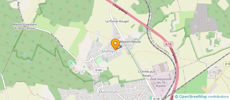 localisation de l'entreprise MONSIEUR MAHY IDDINE AMROUCHE  MAFFLIERS