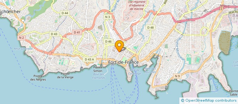 localisation de l'entreprise MONSIEUR MAICA CONSEIL  FORT-DE-FRANCE