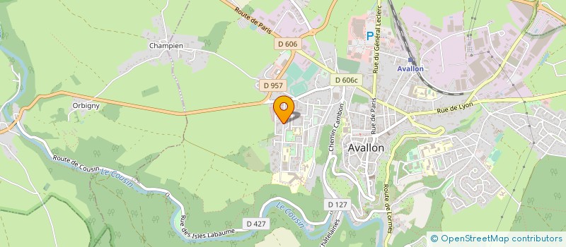 localisation de l'entreprise MONSIEUR MAICKY ICOS à AVALLON