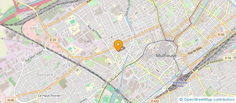 localisation de l'entreprise MONSIEUR MAID MOMOULI  MULHOUSE