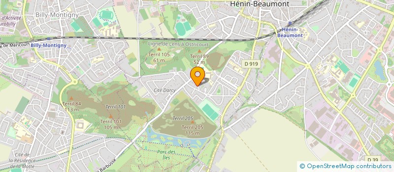 localisation de l'entreprise MONSIEUR MAIDINE ANSEUR  HENIN-BEAUMONT