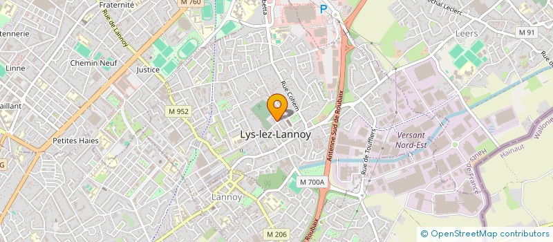 localisation de l'entreprise MONSIEUR MAIDINE DEMDOUM  LYS-LEZ-LANNOY