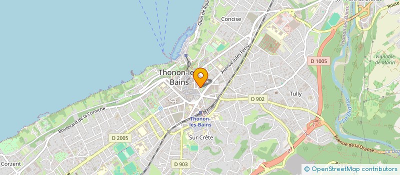 localisation de l'entreprise MONSIEUR MAIDINE RADI à THONON-LES-BAINS