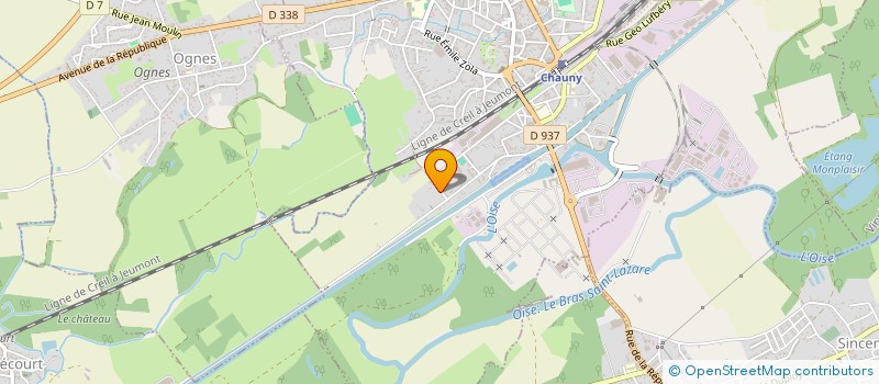 localisation de l'entreprise MONSIEUR MAIERON MUHLER  CHAUNY