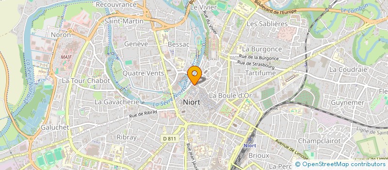 localisation de l'entreprise MONSIEUR MAIHAN AMIRZAI  NIORT