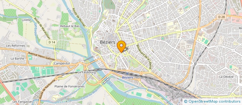 localisation de l'entreprise MONSIEUR MAIKE FRANCA DE SOUZA à BEZIERS