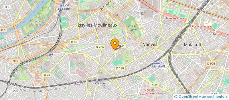 localisation de l'entreprise MONSIEUR MAIKE PEREIRA à ISSY-LES-MOULINEAUX