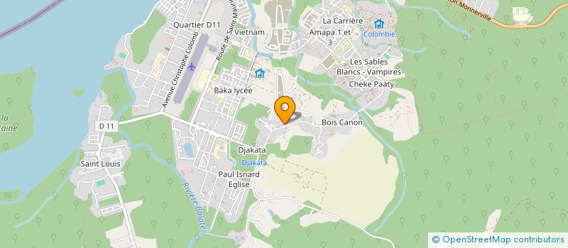 localisation de l'entreprise MONSIEUR MAIKEL SWITI-TIKIE à SAINT-LAURENT-DU-MARONI