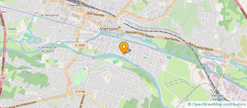 localisation de l'entreprise MONSIEUR MAIKI HACQUEL  VIERZON