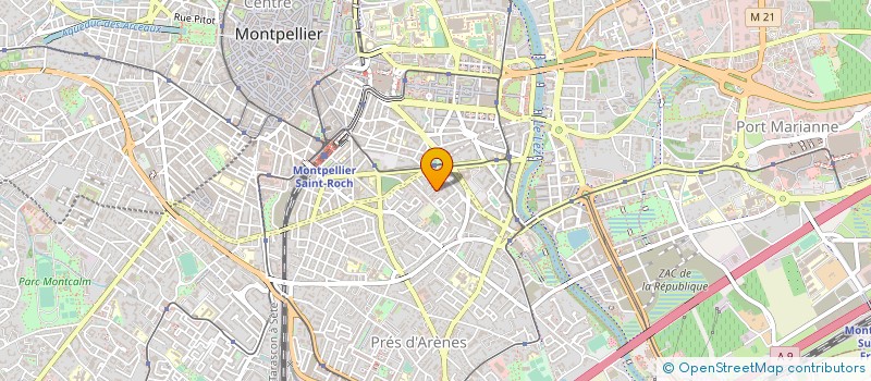 localisation de l'entreprise MONSIEUR MAIKI LAGRENE à MONTPELLIER