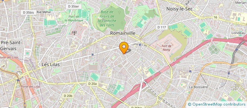 localisation de l'entreprise MONSIEUR MAIN UDDIN HAZARI à ROMAINVILLE