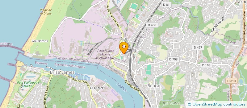 localisation de l'entreprise MONSIEUR MAINA ORRTIVONIC  TARNOS