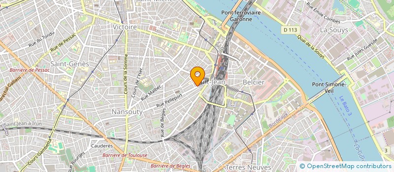 localisation de l'entreprise MONSIEUR MAINGOURD TRISTAN CHARLES MARIE  BORDEAUX