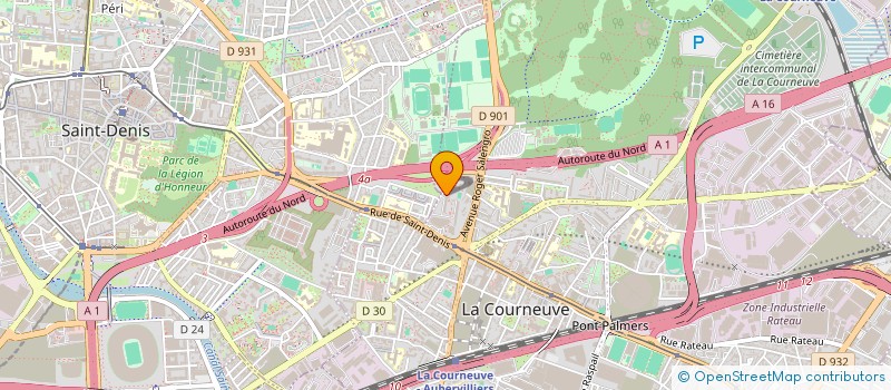 localisation de l'entreprise MONSIEUR MAINUL MD à LA COURNEUVE