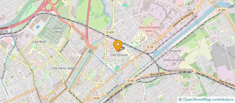 localisation de l'entreprise MONSIEUR MAIRAJ OUMAR-KHEL  MULHOUSE