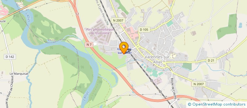 localisation de l'entreprise MONSIEUR MAIRON AUBERT à VARENNES SUR ALLIER