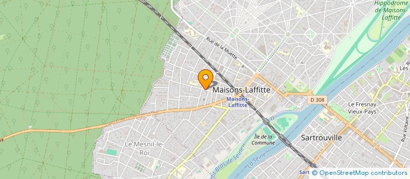 localisation de l'entreprise MONSIEUR MAISONS-LAFFITTE FILS  MAISONS-LAFFITTE