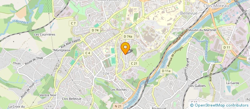 localisation de l'entreprise MONSIEUR MAISSA GUEYE  ISLE