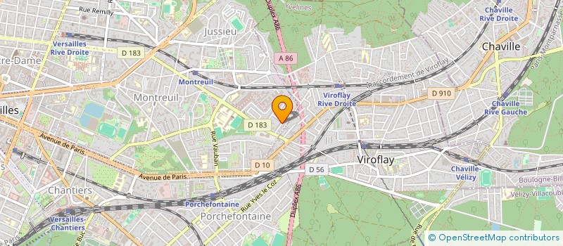 localisation de l'entreprise MONSIEUR MAISSA NDOYE à VERSAILLES