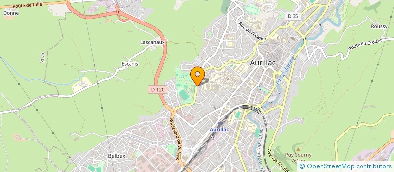 localisation de l'entreprise MONSIEUR MAITUKU LATUKA à AURILLAC