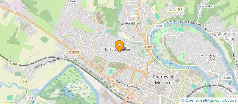 localisation de l'entreprise MONSIEUR MAJD AL NAJAD  CHARLEVILLE-MEZIERES