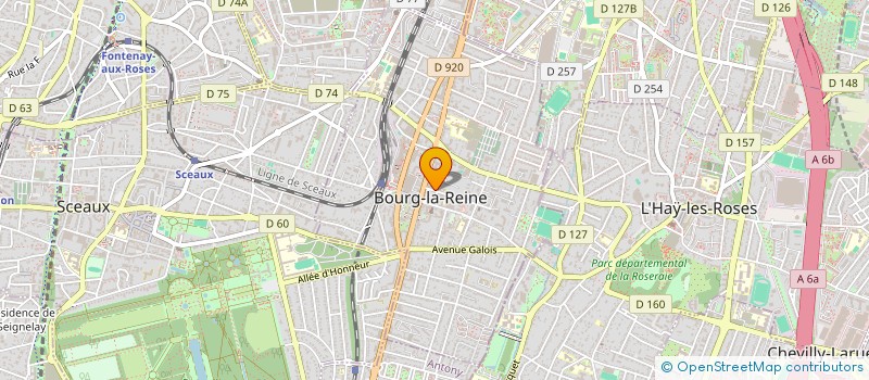 localisation de l'entreprise MONSIEUR MAJD NAQASHA à BOURG-LA-REINE