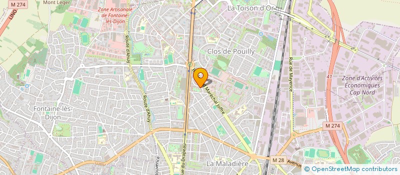localisation de l'entreprise MONSIEUR MAJDI BEN AHMED à DIJON