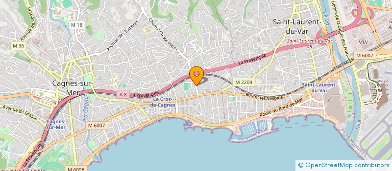 localisation de l'entreprise MONSIEUR MAJDI BEN SALAH à CAGNES-SUR-MER