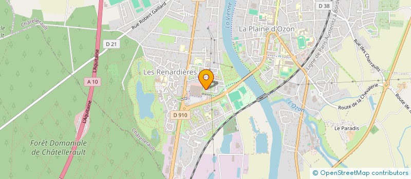 localisation de l'entreprise MONSIEUR MAJDI BENRHOUMA  CHATELLERAULT