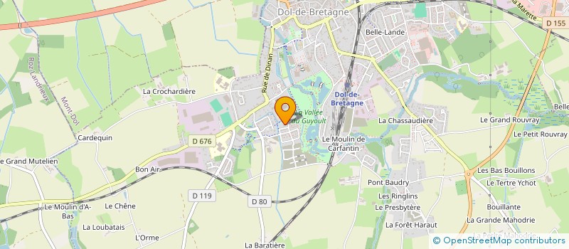 localisation de l'entreprise MONSIEUR MAJDI CHAGRA  DOL-DE-BRETAGNE