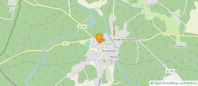 localisation de l'entreprise MONSIEUR MAJDI DROUKA  VILLANDRAUT