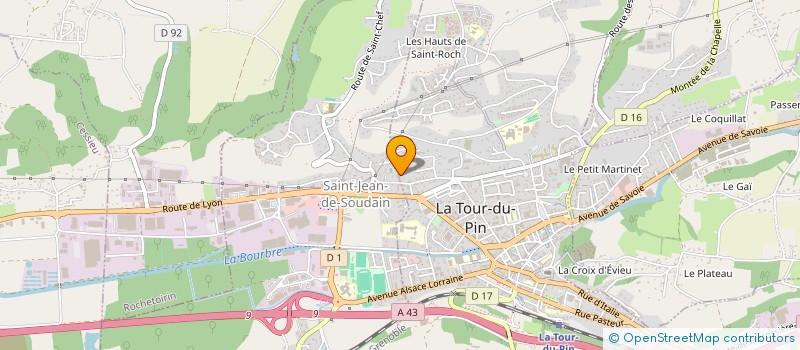 localisation de l'entreprise MONSIEUR MAJDI FRADI  LA TOUR-DU-PIN