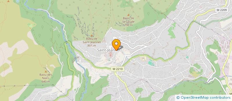 localisation de l'entreprise MONSIEUR MAJDI FRAJ  SAINT-JEANNET