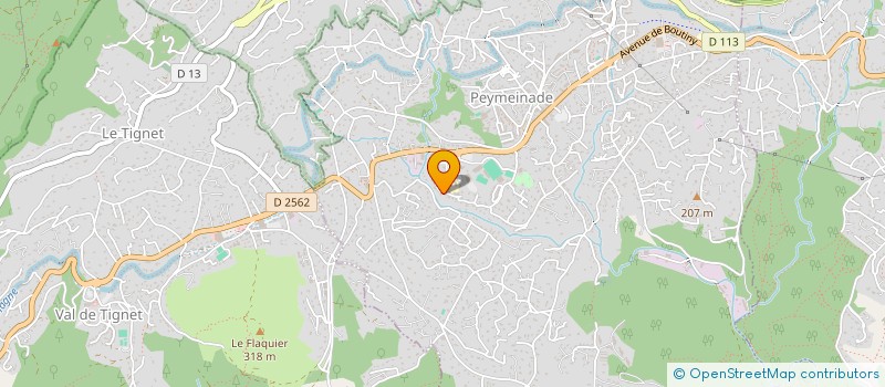 localisation de l'entreprise MONSIEUR MAJDI KHARROUBI  PEYMEINADE