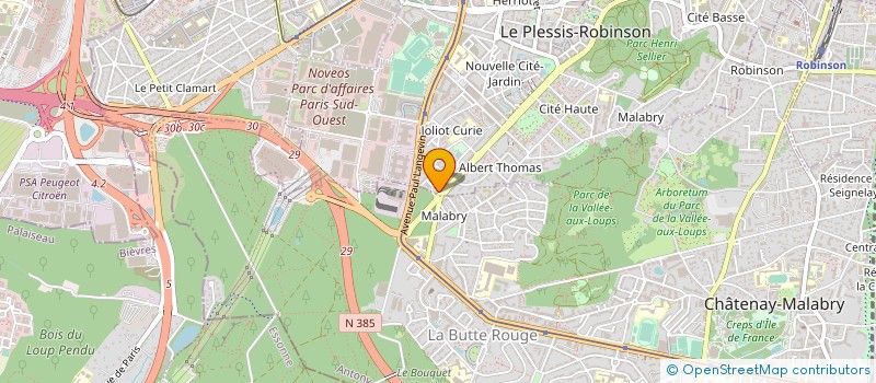 localisation de l'entreprise MONSIEUR MAJDI MAAOUI  LE PLESSIS-ROBINSON