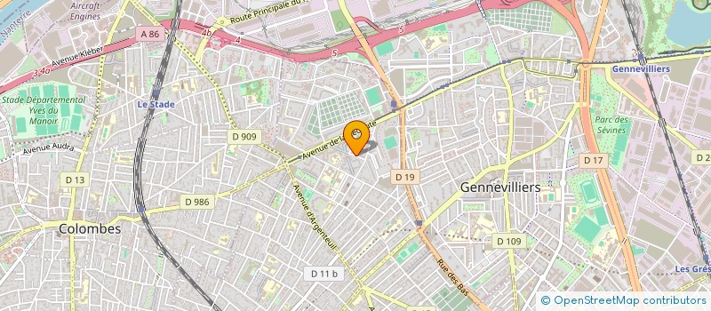 localisation de l'entreprise MONSIEUR MAJDI OUICHANI  ASNIERES-SUR-SEINE