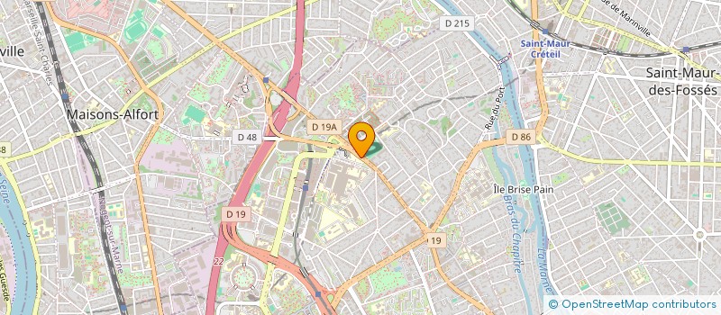 localisation de l'entreprise MONSIEUR MAJED BARGHOUT  CRETEIL