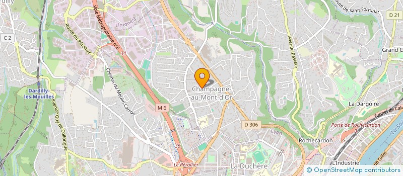 localisation de l'entreprise MONSIEUR MAJED EMBAYA  CHAMPAGNE-AU-MONT-D'OR